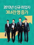 2013년 신규 취업자 38.6만 명 증가