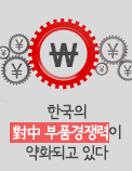 한국의 對中 부품경쟁력이 약화되고 있다
