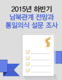 2015년 하반기 남북관계 전망과 통일의식 설문 조사