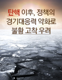 탄핵 이후， 정책의 경기대응력 약화로 불황 고착 우려